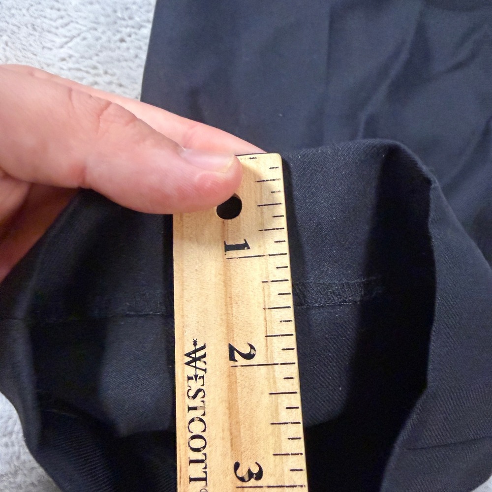 Lauren Ralph Lauren Mens 38x30 Black Wool Blend Dress Pants Natural Stretch EUC - Picture 10 of 12